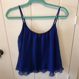 Express royal blue top